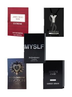 Men’s Fragrance Sample Bundle 5 pcs - NEW ON CARD